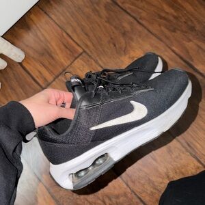 Nike Air Max Black with White Swoosh